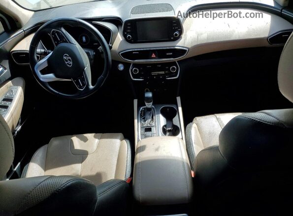 5NMS53AA9KH037330 2019 HYUNDAI SANTA Белый Вид панели приборов