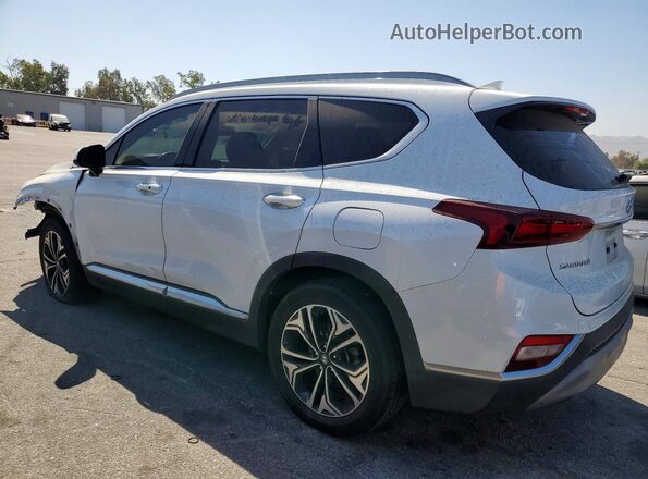5NMS53AA9KH037330 2019 HYUNDAI SANTA Белый Задняя левая четверть