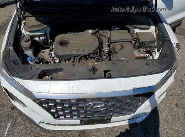 5NMS53AA9KH037330 2019 HYUNDAI SANTA Белый Вид подкапотного пространства