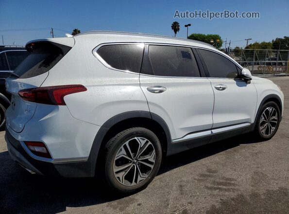 5NMS53AA9KH037330 2019 HYUNDAI SANTA Белый Задняя правая четверть