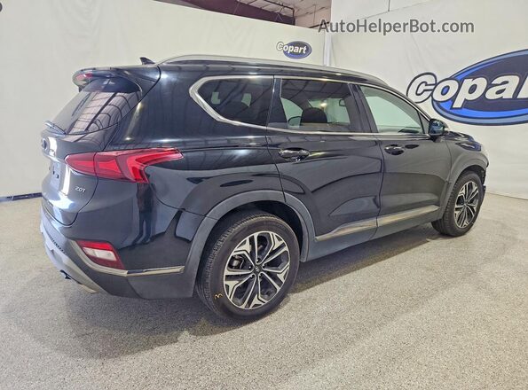 5NMS53AA9KH048781 2019 HYUNDAI SANTA Black უკანა მარჯვენა