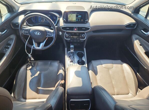 5NMS53AA9KH048781 2019 HYUNDAI SANTA Black წინა პანელის ხედი