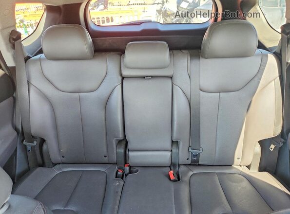 5NMS53AA9KH048781 2019 HYUNDAI SANTA Black უკანა სავარძლების ხედი