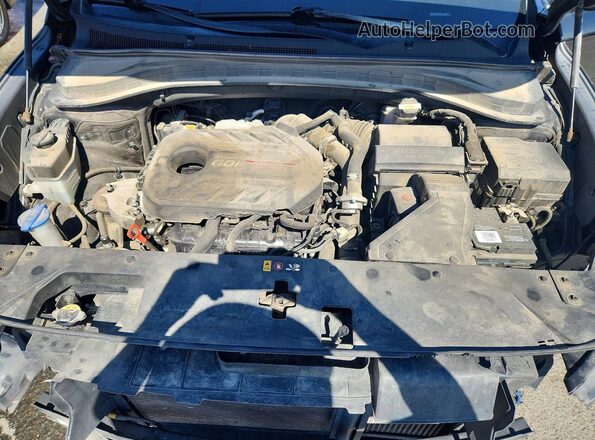 5NMS53AA9KH048781 2019 HYUNDAI SANTA Black Вид підкапотного простору