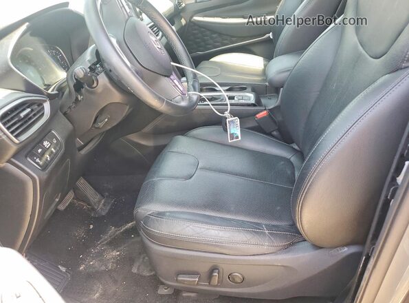 5NMS53AA9KH077116 2019 HYUNDAI SANTA Gray წინა სალონის ხედი