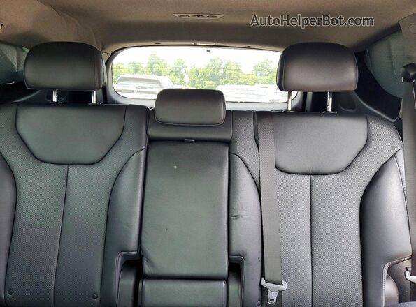 5NMS53AA9KH077116 2019 HYUNDAI SANTA Gray უკანა სავარძლების ხედი