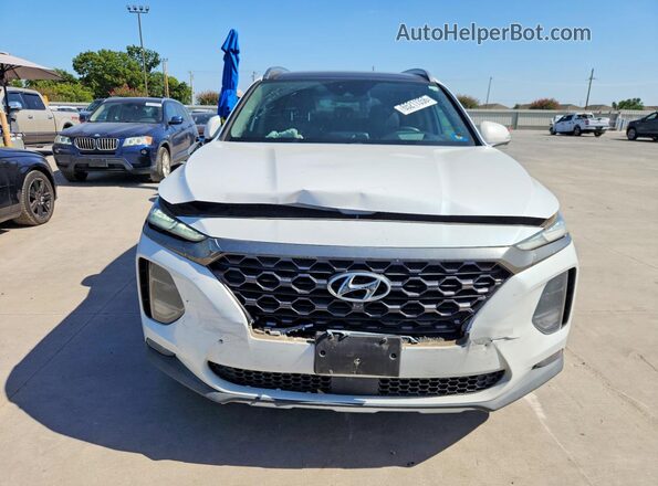5NMS53AAXLH150320 2020 HYUNDAI SANTA White Դիմացի տեսք