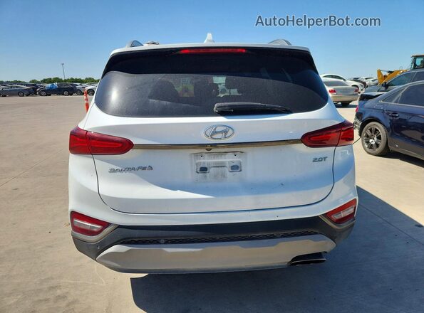 5NMS53AAXLH150320 2020 HYUNDAI SANTA White Հետևի տեսք