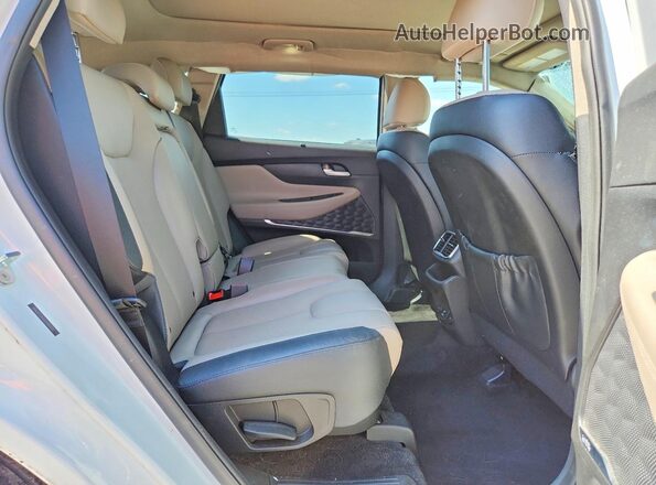 5NMS53AAXLH182555 2020 HYUNDAI SANTA White Rear interior view