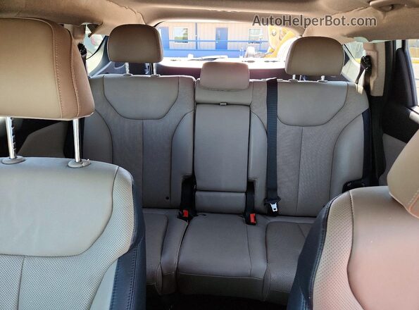 5NMS53AAXLH182555 2020 HYUNDAI SANTA White Rear seats view