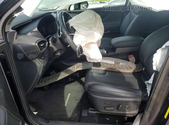 5NMS53AAXLH289539 2020 HYUNDAI SANTA Угольный Вид салона спереди