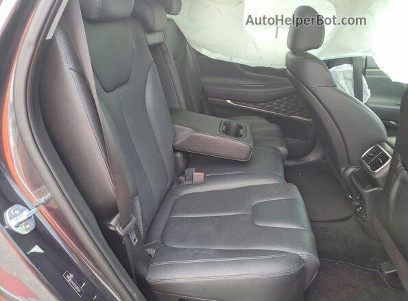 5NMS53AAXLH289539 2020 HYUNDAI SANTA Угольный Вид задней части салона