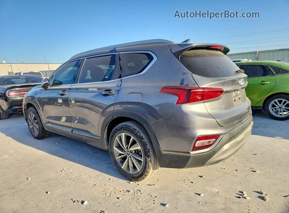 5NMS53AD0LH144519 2020 HYUNDAI SANTA Серый Задняя левая четверть