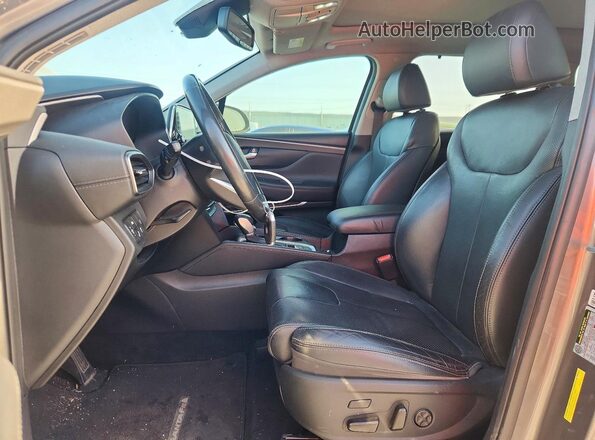 5NMS53AD0LH144519 2020 HYUNDAI SANTA Серый Вид салона спереди