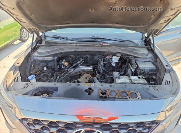 5NMS53AD0LH144519 2020 HYUNDAI SANTA Серый Вид подкапотного пространства
