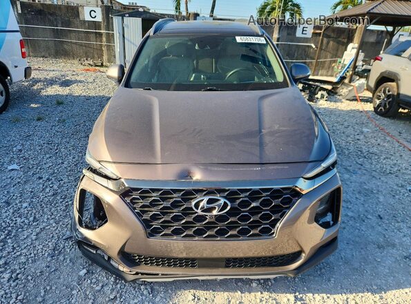 5NMS53AD0LH199617 2020 HYUNDAI SANTA Gray Вид спереду