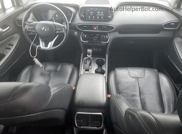 5NMS53AD4KH050304 2019 HYUNDAI SANTA White წინა პანელის ხედი