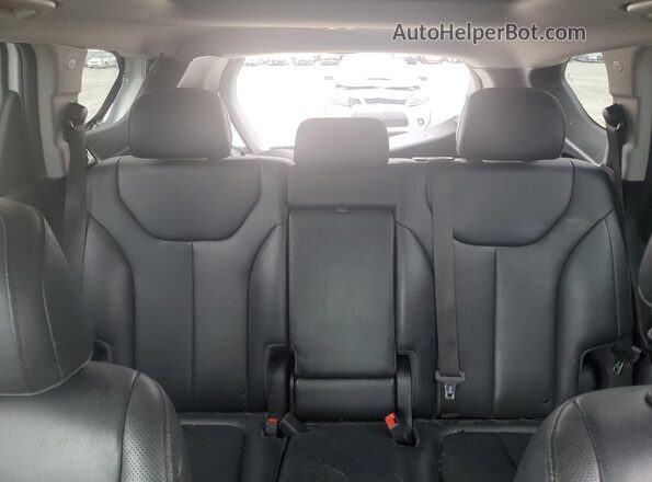 5NMS53AD4KH050304 2019 HYUNDAI SANTA White უკანა სავარძლების ხედი