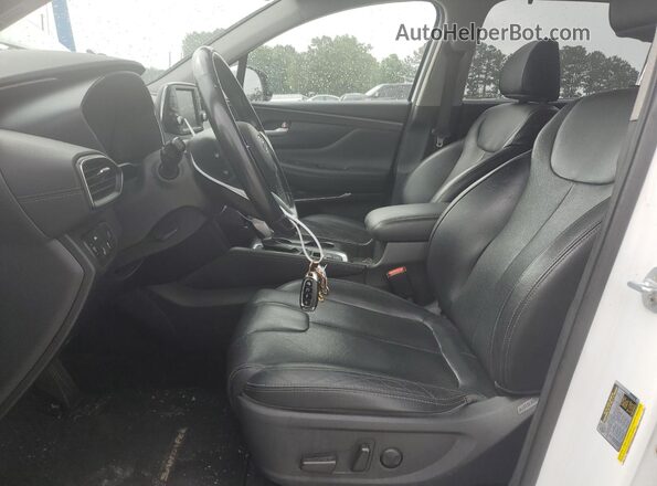 5NMS53AD4KH050304 2019 HYUNDAI SANTA White წინა სალონის ხედი