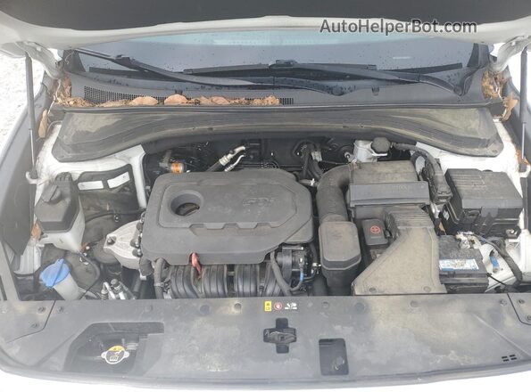 5NMS53AD4KH050304 2019 HYUNDAI SANTA White ძრავის განყოფილების ხედი