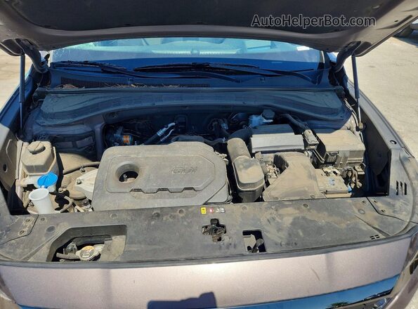 5NMS53AD5LH151126 2020 HYUNDAI SANTA Серый Вид задней части салона
