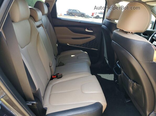 5NMS53AD5LH190699 2020 HYUNDAI SANTA Gray უკანა სალონის ხედი