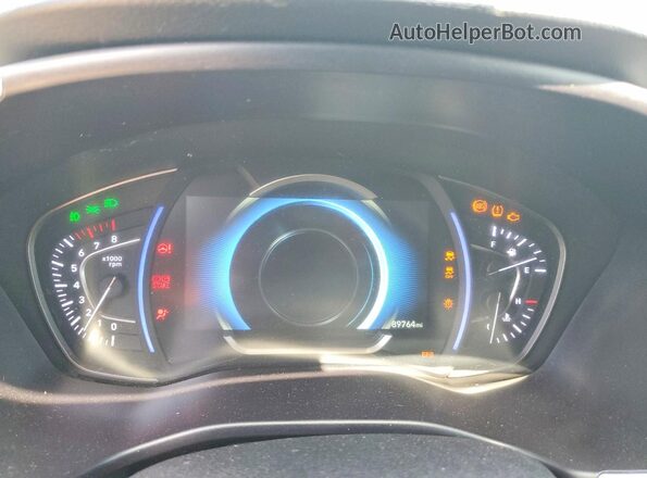 5NMS53AD6LH224813 2020 HYUNDAI SANTA Gray Instrument cluster view