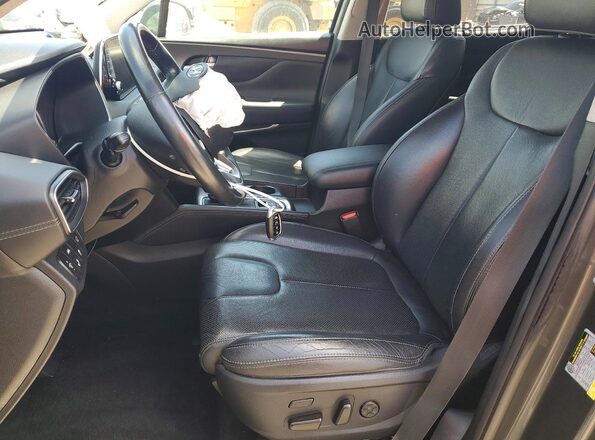 5NMS53AD6LH224813 2020 HYUNDAI SANTA Gray Front interior view