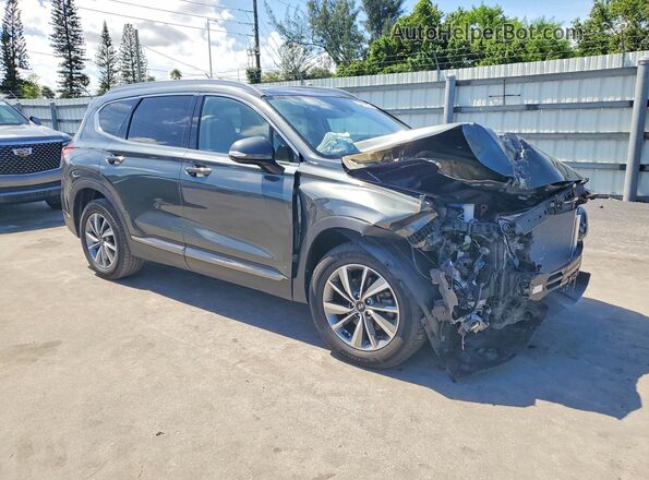 5NMS53AD6LH224813 2020 HYUNDAI SANTA Gray Front right