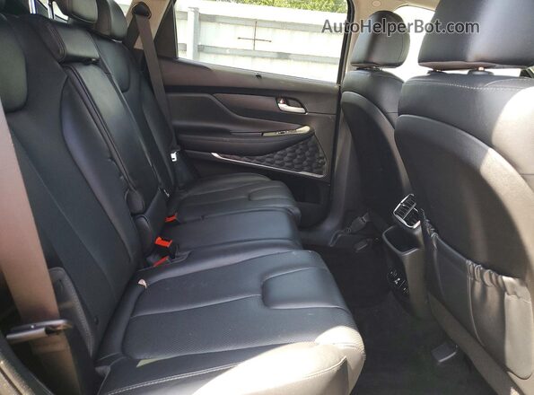 5NMS53AD6LH224813 2020 HYUNDAI SANTA Gray Rear interior view