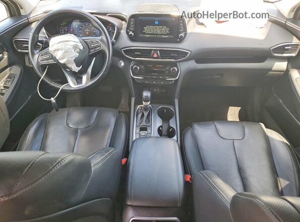 5NMS53AD6LH224813 2020 HYUNDAI SANTA Gray Dashboard view