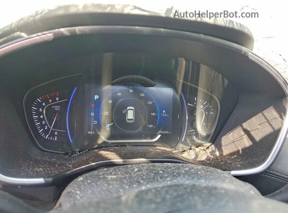 5NMS53AD8KH006435 2019 HYUNDAI SANTA Black Սարքավորումների վահանակի տեսք