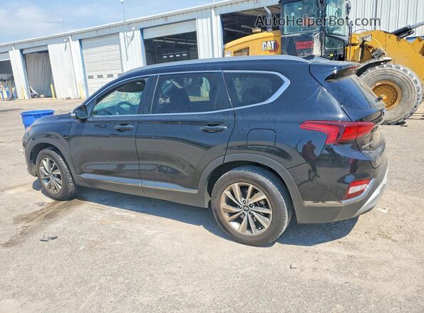 5NMS53AD8KH006435 2019 HYUNDAI SANTA Black Հետևի ձախ