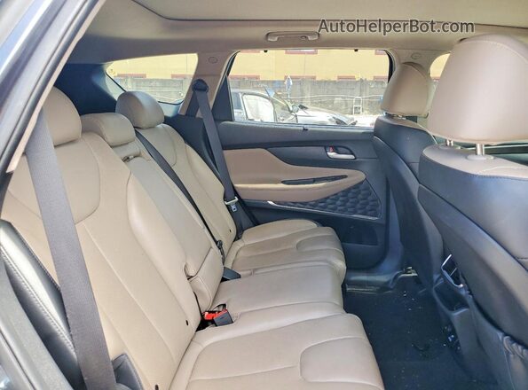 5NMS53AD8LH212775 2020 HYUNDAI SANTA Gray Вид задньої частини салону