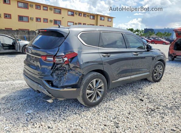 5NMS53AD8LH212775 2020 HYUNDAI SANTA Gray Задня права чверть