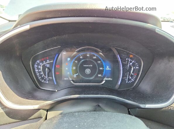 5NMS53AD9LH150108 2020 HYUNDAI SANTA Gray Instrument cluster view