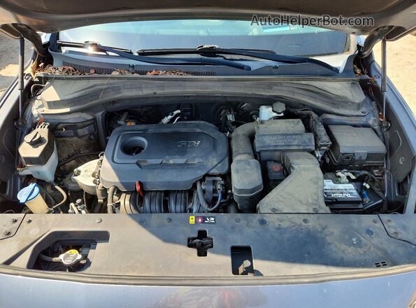 5NMS53AD9LH150108 2020 HYUNDAI SANTA Gray Engine compartment view