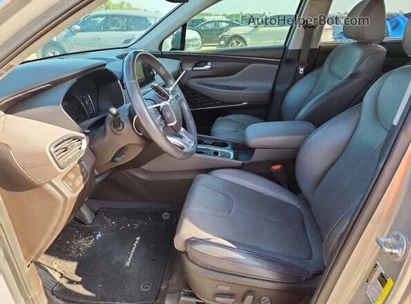 5NMS53AD9LH245543 2020 HYUNDAI SANTA Silver წინა სალონის ხედი