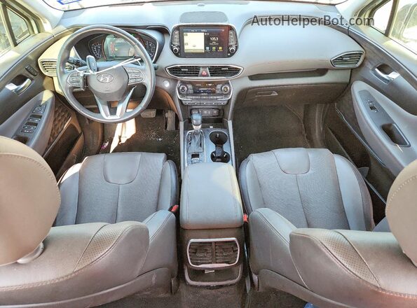 5NMS53AD9LH245543 2020 HYUNDAI SANTA Silver წინა პანელის ხედი