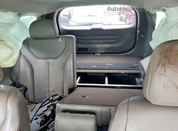 5NMS53AD9LH293429 2020 HYUNDAI SANTA Gray უკანა სავარძლების ხედი