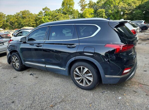 5NMS53ADXKH000359 2019 HYUNDAI SANTA Black უკანა მარცხენა