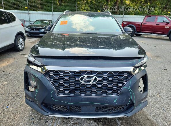 5NMS53ADXKH000359 2019 HYUNDAI SANTA Black წინა ხედი