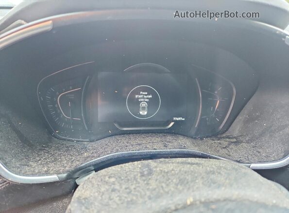 5NMS53ADXKH000359 2019 HYUNDAI SANTA Black ხელსაწყოთა პანელის ხედი