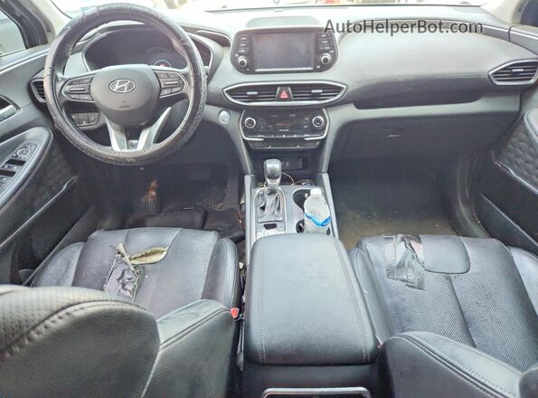 5NMS53ADXKH000359 2019 HYUNDAI SANTA Black წინა პანელის ხედი