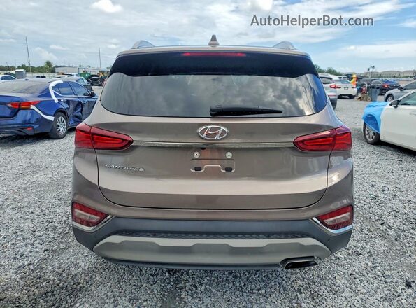 5NMS53ADXLH200255 2020 HYUNDAI SANTA Коричневый Вид сзади