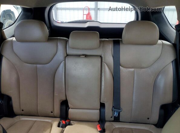 5NMS53ADXLH200255 2020 HYUNDAI SANTA Коричневый Вид задних сидений