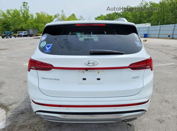 5NMS54AL5NH413209 2022 HYUNDAI SANTA White Вид ззаду