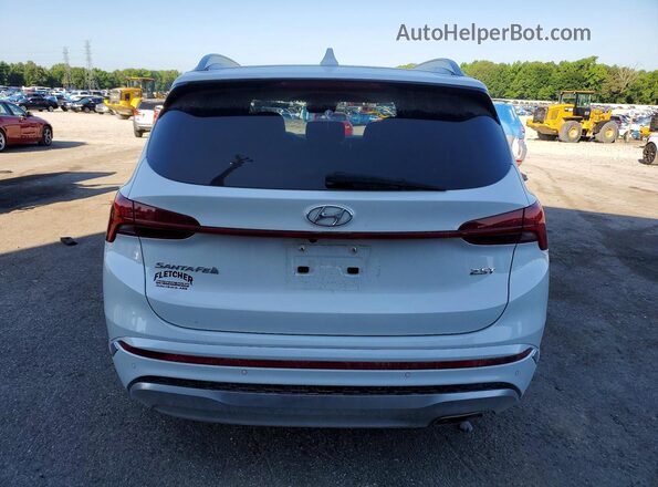 5NMS54AL8NH416685 2022 HYUNDAI SANTA White Вид ззаду