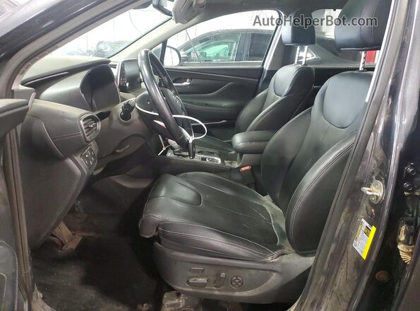 5NMS5CAA1LH276582 2020 HYUNDAI SANTA Gray Front interior view