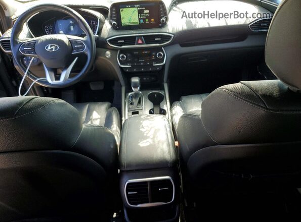5NMS5CAA2KH042031 2019 HYUNDAI SANTA Charcoal Вид панелі приладів